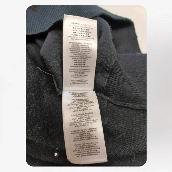 Michael Kors Three Quarter Sleeve Studded Sweater Dress Size XS - Picture 10 of 12